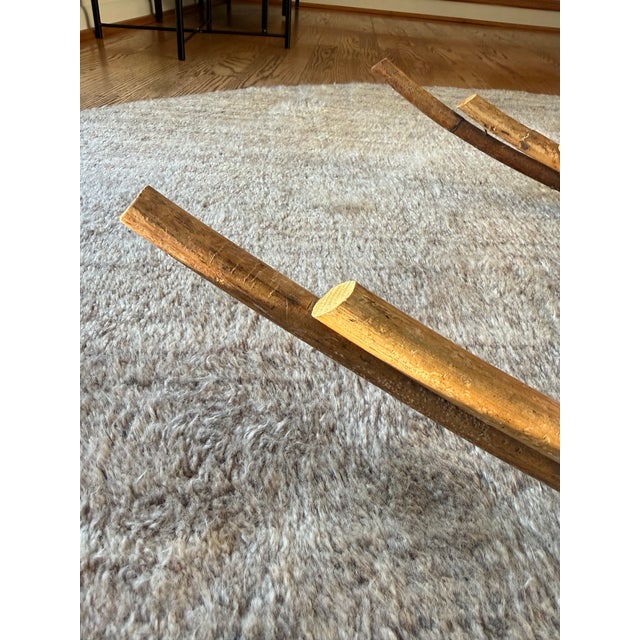 Franco Albini Style Vintage Rattan & Bamboo Rocking Horse, Italy, C. 1960s For Sale - Image 10 of 10