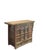 This antique cabinet is made from solid elm wood, showcasing a rich, warm grain and a beautifully aged patina. The piece...