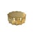 A gorgeous, vintage brass scalloped oval stash box. Features a fluted/scalloped detail to the perimeter. Solid brass....