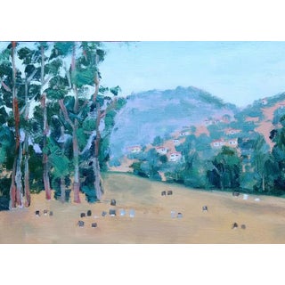 Quiet Places& Journeys — Mountain View Cemetery Plein Air Oil Painting For Sale