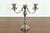 Tiffany & Co. Style Antique Victorian Silverplate Three-Light Candelabra For Sale - Image 16 of 16