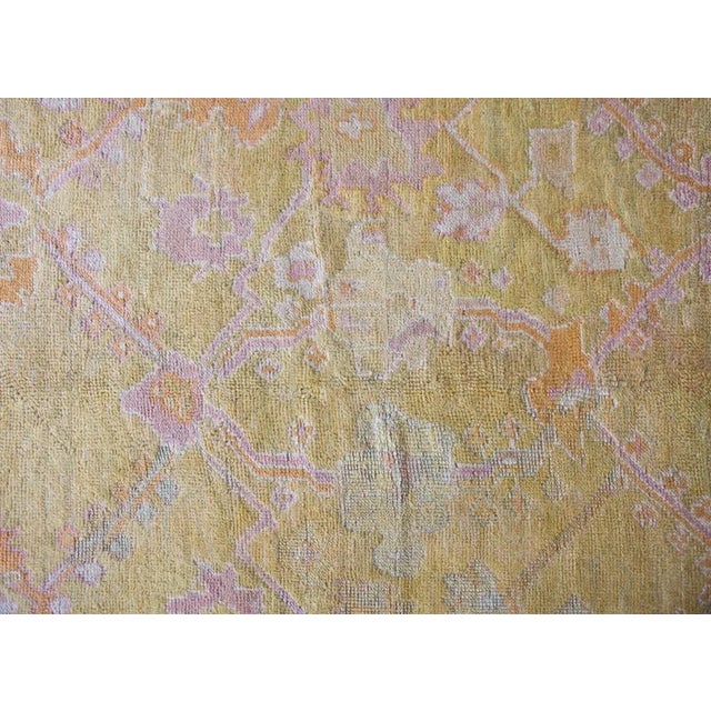 Early 20th Century Turkish Oushak Rug For Sale - Image 12 of 12