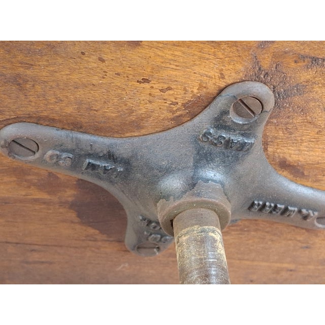 19th Century Oak Revolving Piano Stools With Glass Ball Claw Feet For Sale - Image 12 of 12