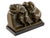 Brown Art Deco Style Sleeping Drifters Sculpture, 20th Century, Bronze For Sale - Image 8 of 9