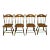 Set of 4 Ethan Allen Heirloom Nutmeg Maple Colonial Spindle Back Dining Side Chairs 10-6002 For Sale