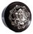 Rosewood Jewelry Box with Silver Applications For Sale