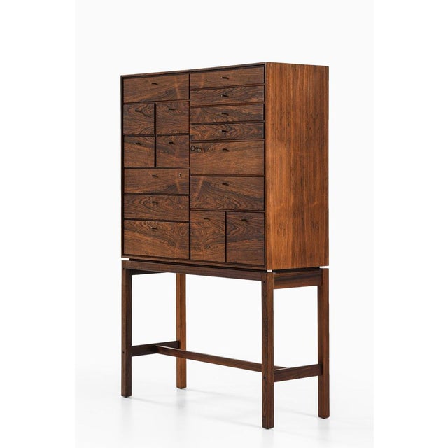 1960s Cabinet in Brass and Rosewood by Børge Mogensen, 1960s For Sale - Image 5 of 9