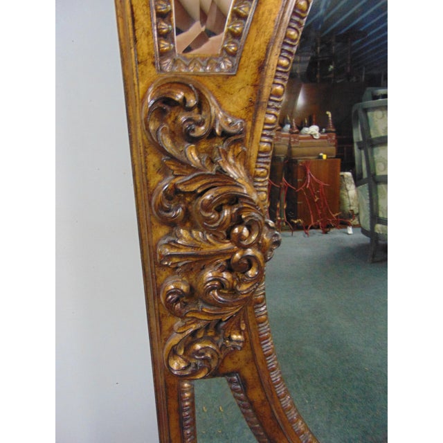 La Barge LaBarge Italian Rococo Gilt Carved Mirror For Sale - Image 4 of 9