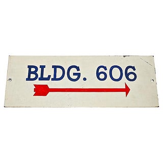 1970s Industrial Sign For Sale