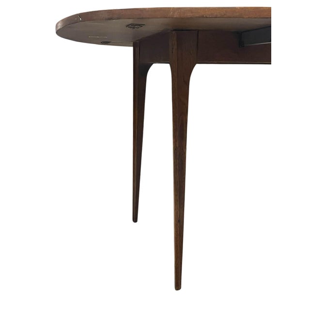 Broyhill Brasilia Harvest Drop Leaf Table Walnut, Circa 1960s Attributed For Sale - Image 9 of 18