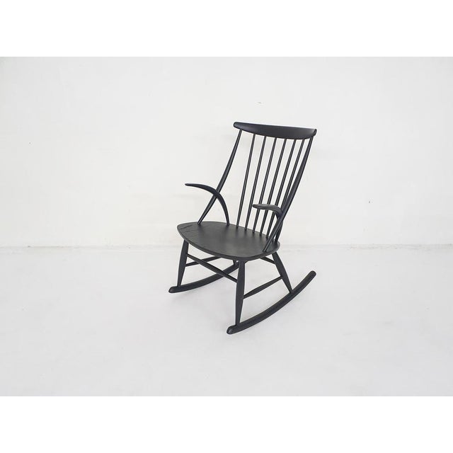 Model Iw3 Rocking Chair, Denmark, 1958 For Sale - Image 3 of 9