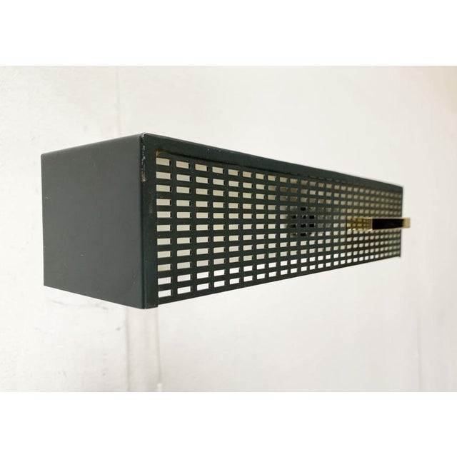 Mid-Century German Minimalist Perforated Wall Lamp, 1960s For Sale - Image 10 of 18