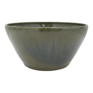 Kenneth George Cole Pottery Sanford Nc Organic Earthy Green & Blue Bowl