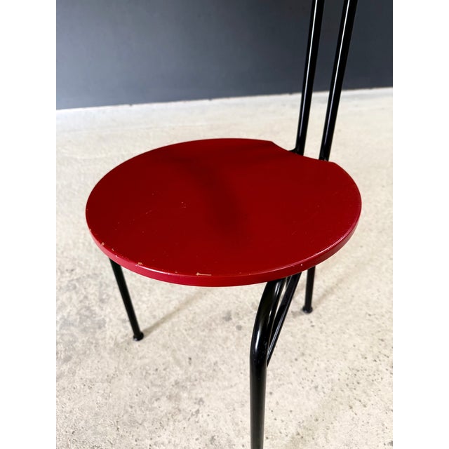 Postmodern Slender Dining Chairs, Italy, 1980s, Set of 4 For Sale - Image 18 of 18