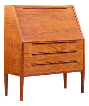 Kai Kristiansen for Tørring Møbelfabrik Mid Century Danish Teak Secretary Desk