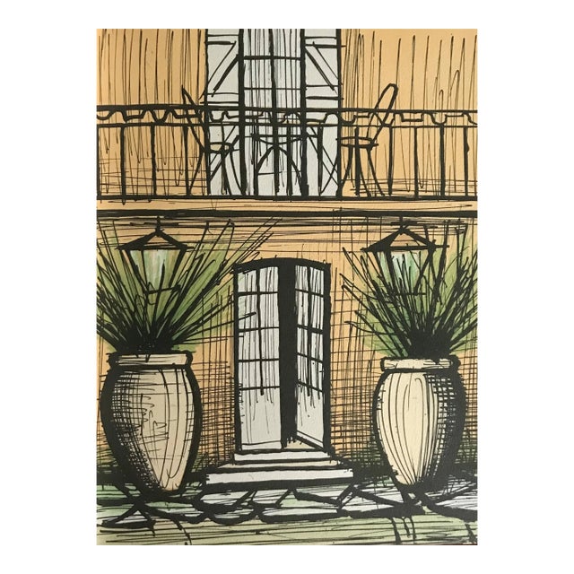 Bernard Buffet Original Lithograph V2-2 1987 For Sale