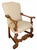 17th C Style Therien Studio Workshops Spanish Colonial Arm Chair. 1 of 2 available.