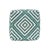 Tribal Vintage Turquoise & White Beaded Bamboo Box Medium For Sale - Image 3 of 4