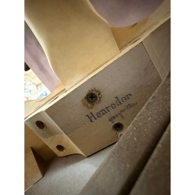 Henredon Goatskin Lacquer Wood Dining Set For Sale - Image 12 of 12