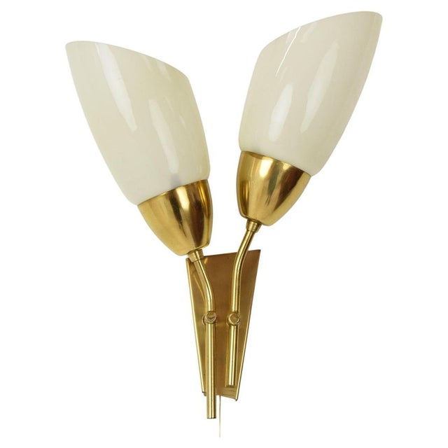 Mid-Century Brass Wall Lamp from Kamenicky Senov, 1970s For Sale - Image 15 of 15