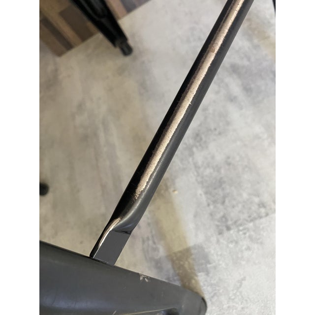Vintage Industrial H75 Stackable Bar Stool in Black by Xavier Pauchard for Tolix, 1950s For Sale - Image 9 of 18