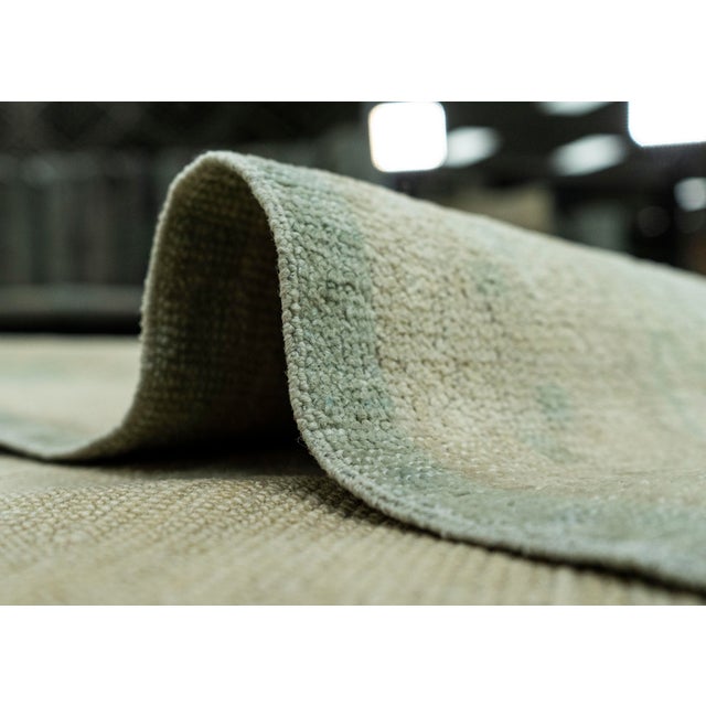 Textile Turkish Oushak Antique Look Rug 8'2" x 10'11" #20075 For Sale - Image 7 of 8