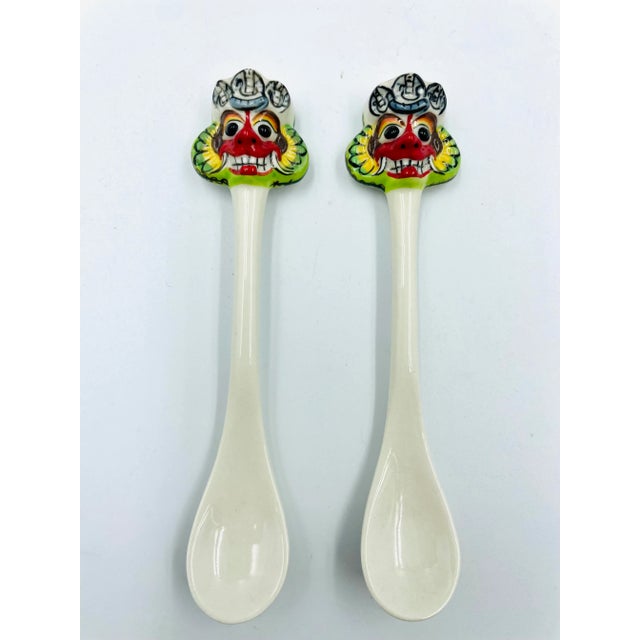 This rare and stunning set of hand crafted spoons from Sri Lanka would be a wonderful addition to an international-artisan...
