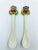 This rare and stunning set of hand crafted spoons from Sri Lanka would be a wonderful addition to an international-artisan...