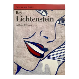Roy Lichtenstein Vintage 1993 First Edition Offset Lithograph Print Large Pop Art Book