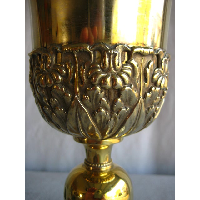 Large Silver-Gild Chalice 19 Century For Sale - Image 4 of 14