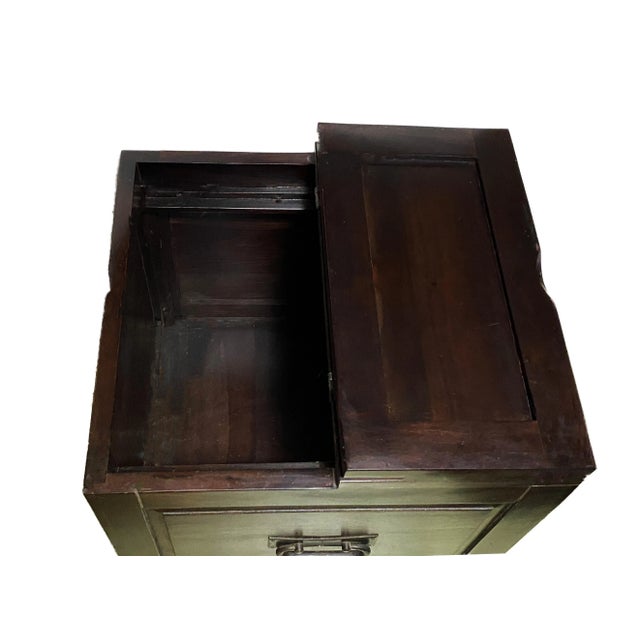 Anglo/Indian Solid Heavy Wood Chest/Trunk For Sale - Image 4 of 7