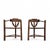 Wood Swedish Carved Monk Chairs attributed to Bernhard Hoettger, Sweden, 1940s, Set of 2 For Sale - Image 7 of 18
