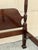 Vintage Georgian Federal Style Mahogany Four Poster Rice Carved Queen Sz Bed For Sale - Image 13 of 16