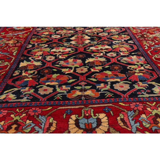 Late 19th Century Late 19th Century Persian Bakhtiari Rug, 05'00 X 14'06 For Sale - Image 5 of 10