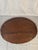 Mid 20th Century Arts and Crafts Style Oval Wall Mirror, Hammered Metal Frame With Strapwork Mounts For Sale - Image 5 of 5