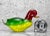 Italian Vintage Italian Murano Art Glass Duck Sculpture Paper Weight For Sale - Image 3 of 10