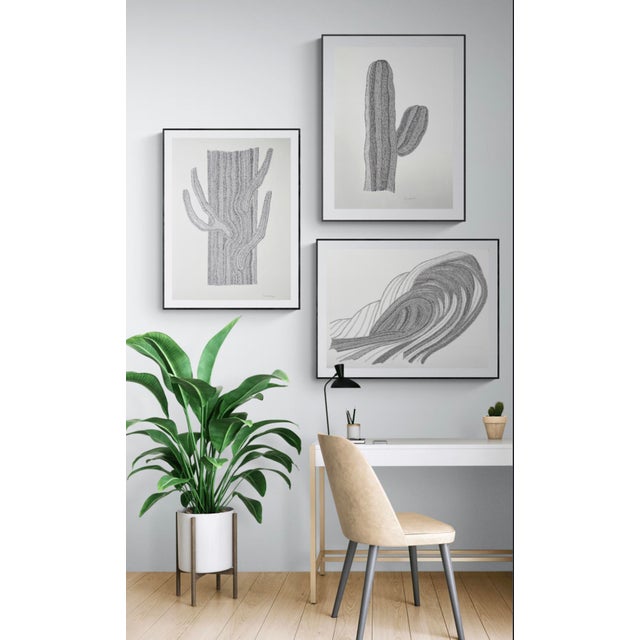 Contemporary Sarah Vaaler Original Abstract Tree Drawing For Sale - Image 3 of 6