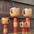 A characterful set of four handcrafted kokeshi dolls in the classic Tsuchiyu style. Dimensions: height 25 cm / 15.5 cm,...