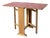 Vintage Red Formica Folding Table, 1980s For Sale