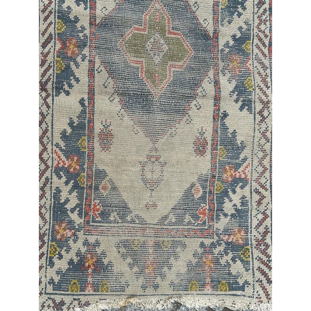 Small Antique Turkish Oushak Rug, 1890s For Sale - Image 4 of 18