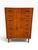 Mid-Century Danish Modern Teak Tallboy Dresser | Chest of Drawers With Carved Pulls For Sale - Image 4 of 15