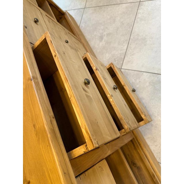 Wood Antique Wood Apothecary Shop Cabinet For Sale - Image 7 of 12