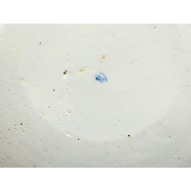 18th-Century.Chinoiserie Delftware Plate With Insects & Maker's Mark For Sale - Image 11 of 11