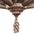 Brass 1930s Art Deco Brass Five Light Circular Chandelier by Markel For Sale - Image 8 of 8