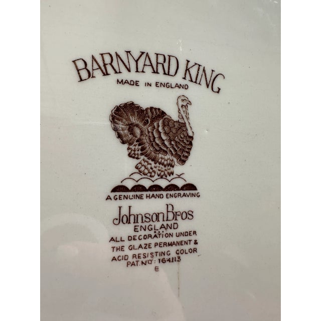 Early 20th Century Turkey Large Platter by Johnson Bros. England For Sale - Image 5 of 5