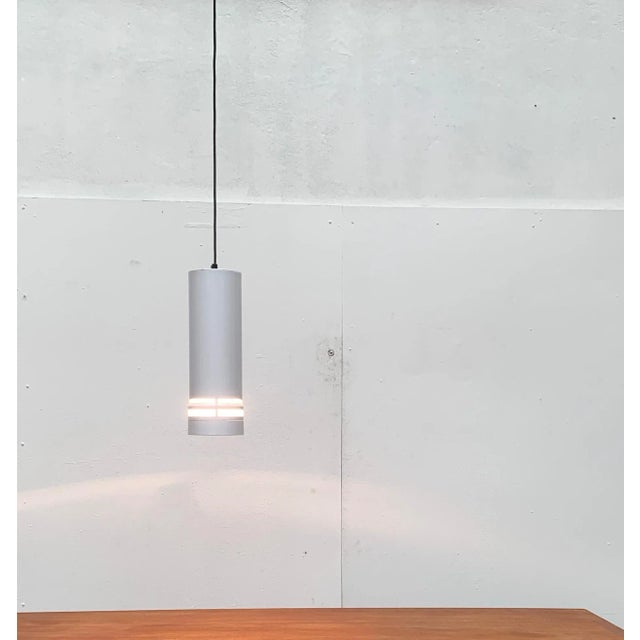 Vintage Danish Pipeline Pendant Lamp by Ole Pless Jørgensen for Nordisk Solar For Sale - Image 4 of 18