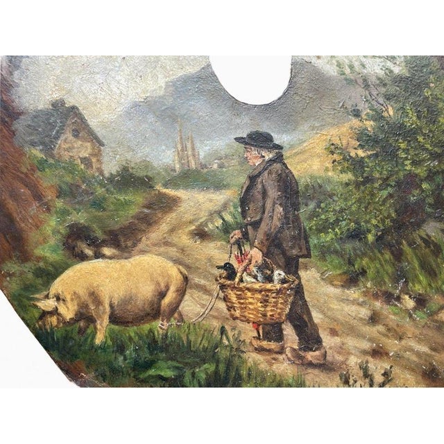 Artist: Domenach (xxe - Xxie) Period: 19th century Style: Other Style Condition: Good condition Material: Oil painting on...