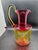 Mid-Century Modern Blenko Amberina Glass Pitcher