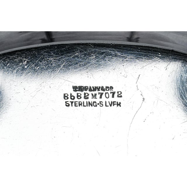 Lovely Solid Sterling Silver Antique Tiffany & Co Jewelry Trinket Tray Ball Feet For Sale - Image 11 of 11