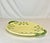 1980s Hollywood Regency Portuguese St Patrick’s Shamrock Yellow Platter, Bordallo Pinneiro For Sale - Image 9 of 10